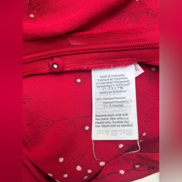 Madewell “Daylight” Top in “Windswept Floral” Red short sleeve ruffle blouse ❤️ - Picture 11 of 11